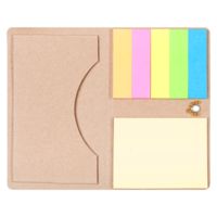 Футляр для визитки Eco Holder со стикерами, крафт Футляр для визитки Eco Holder со стикерами, крафт