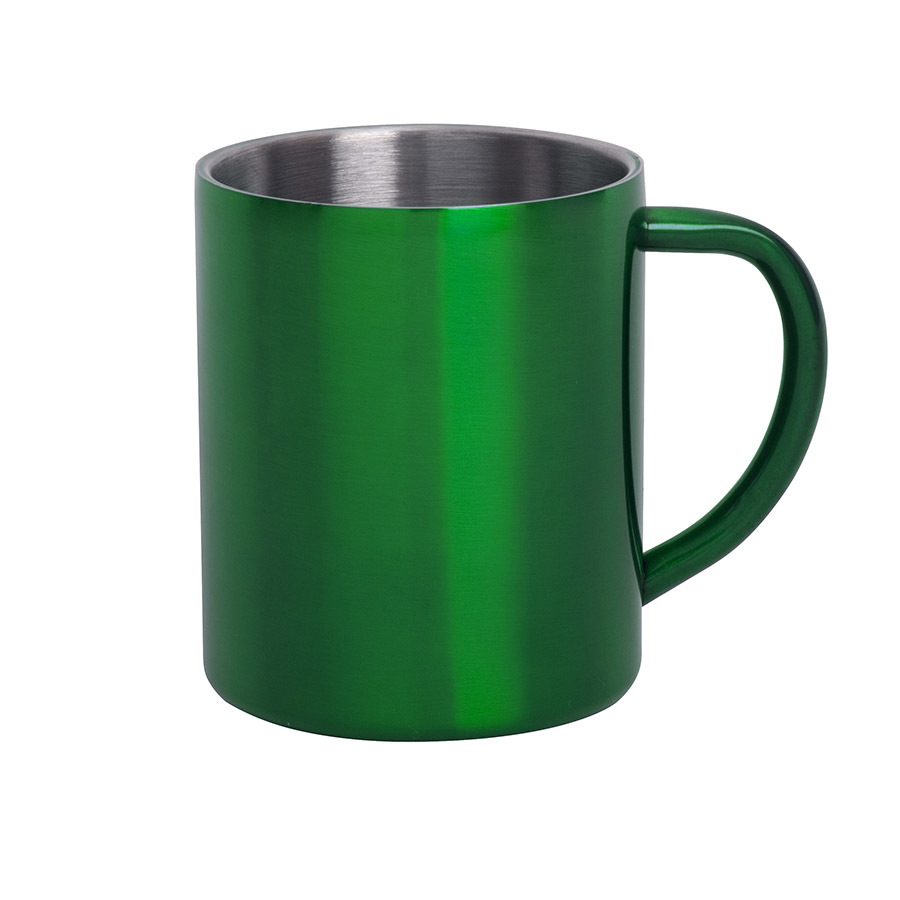 Кружка YOZAX; 280 мл; зеленый, нержавеющая сталь Кружка YOZAX; 280 мл; зеленый, нержавеющая сталь