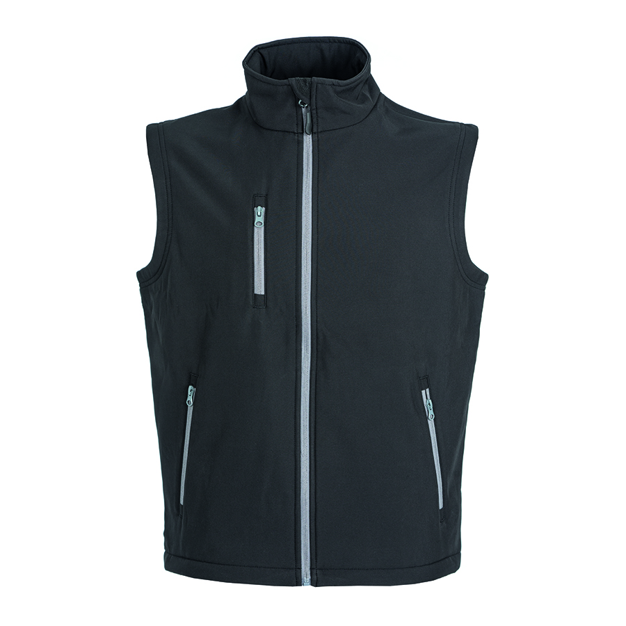 Жилет мужской TARVISIO MAN, чёрный, 2XL, 95% полиэстер, 5% эластан, 320 г/м2 Жилет мужской TARVISIO MAN, чёрный, 2XL, 95% полиэстер, 5% эластан, 320 г/м2