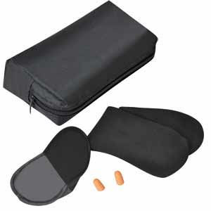 Набор Счастливого полета!: повязка на глаза, беруши и носки; 16х9х3 см; повязка:18х9 см, текстиль Набор Счастливого полета!: повязка на глаза, беруши и носки; 16х9х3 см; повязка:18х9 см, текстиль