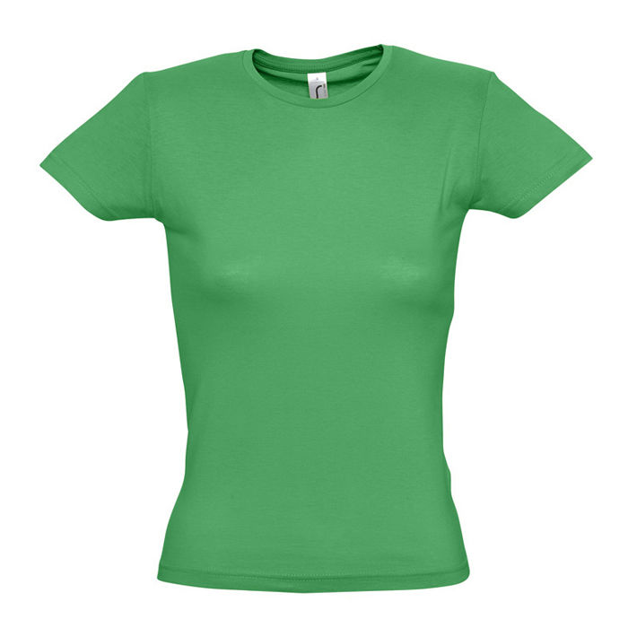 Футболка Miss, ярко-зеленый_2XL, 100% х/б, 150 г/м2 Футболка Miss, ярко-зеленый_2XL, 100% х/б, 150 г/м2