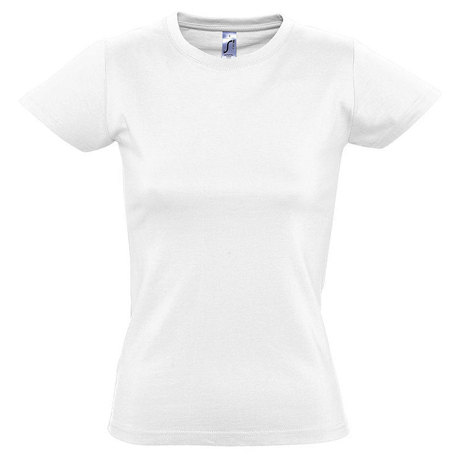 Футболка женская IMPERIAL WOMEN, белый_2XL, 100% х/б, 190 г/м2 Футболка женская IMPERIAL WOMEN, белый_2XL, 100% х/б, 190 г/м2