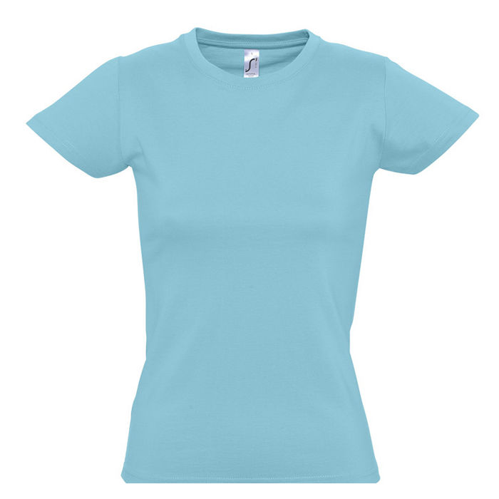 Футболка женская IMPERIAL WOMEN, бирюзовый_2XL, 100% х/б, 190 г/м2 Футболка женская IMPERIAL WOMEN, бирюзовый_2XL, 100% х/б, 190 г/м2