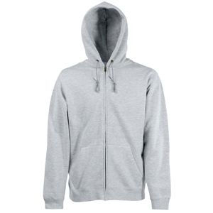 Толстовка мужская PREMIUM HOODED SWEAT JACKET, серый меланж_S, 70% х/б, 30% п/э, 260 г/м2 Толстовка мужская PREMIUM HOODED SWEAT JACKET, серый меланж_S, 70% х/б, 30% п/э, 260 г/м2