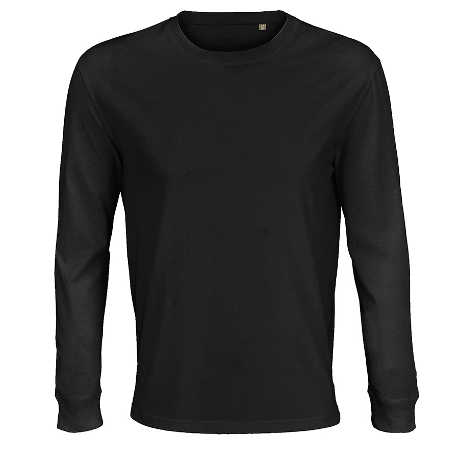 Футболка мужская PIONEER Long Sleeve,черный,2XL ,100% хлопок,175 г/м2 Футболка мужская PIONEER Long Sleeve,черный,2XL ,100% хлопок,175 г/м2