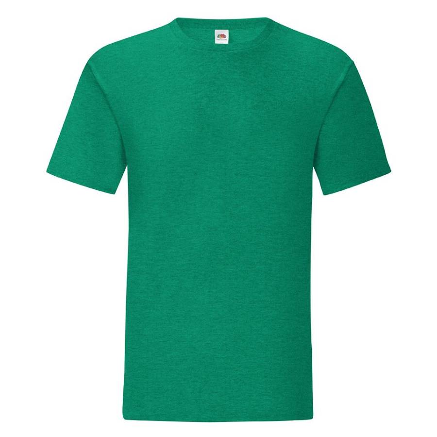Футболка мужская “Iconic T“, зеленый меланж XL, 52% х/б, 48% п/э, 150 г/м2 Футболка мужская “Iconic T“, зеленый меланж XL, 52% х/б, 48% п/э, 150 г/м2