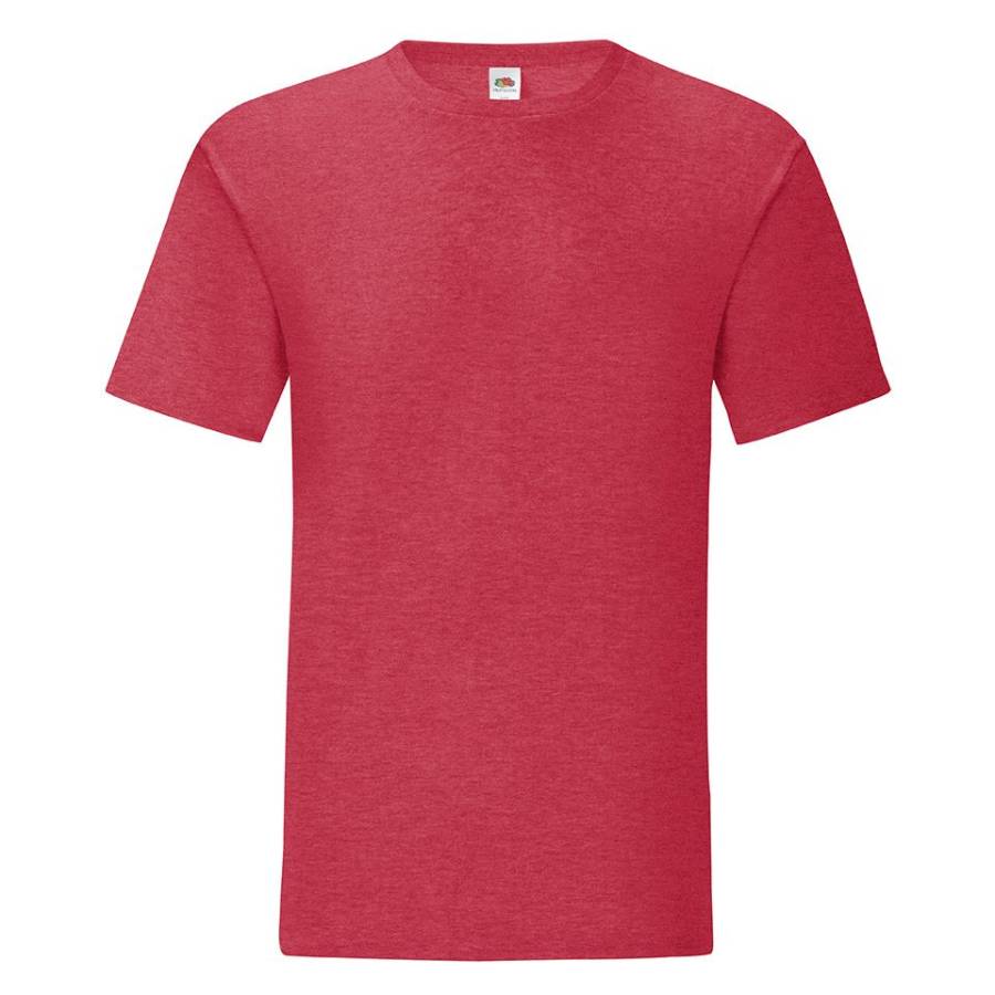 Футболка мужская “Iconic T“, красный меланж 2XL, 52% х/б, 48% п/э, 150 г/м2 Футболка мужская “Iconic T“, красный меланж 2XL, 52% х/б, 48% п/э, 150 г/м2