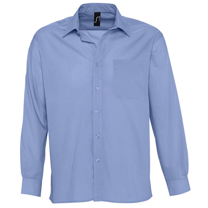 РубашкаBaltimore, васильковый_2XL, 65% полиэстер, 35% хлопок, 105г/м2 РубашкаBaltimore, васильковый_2XL, 65% полиэстер, 35% хлопок, 105г/м2