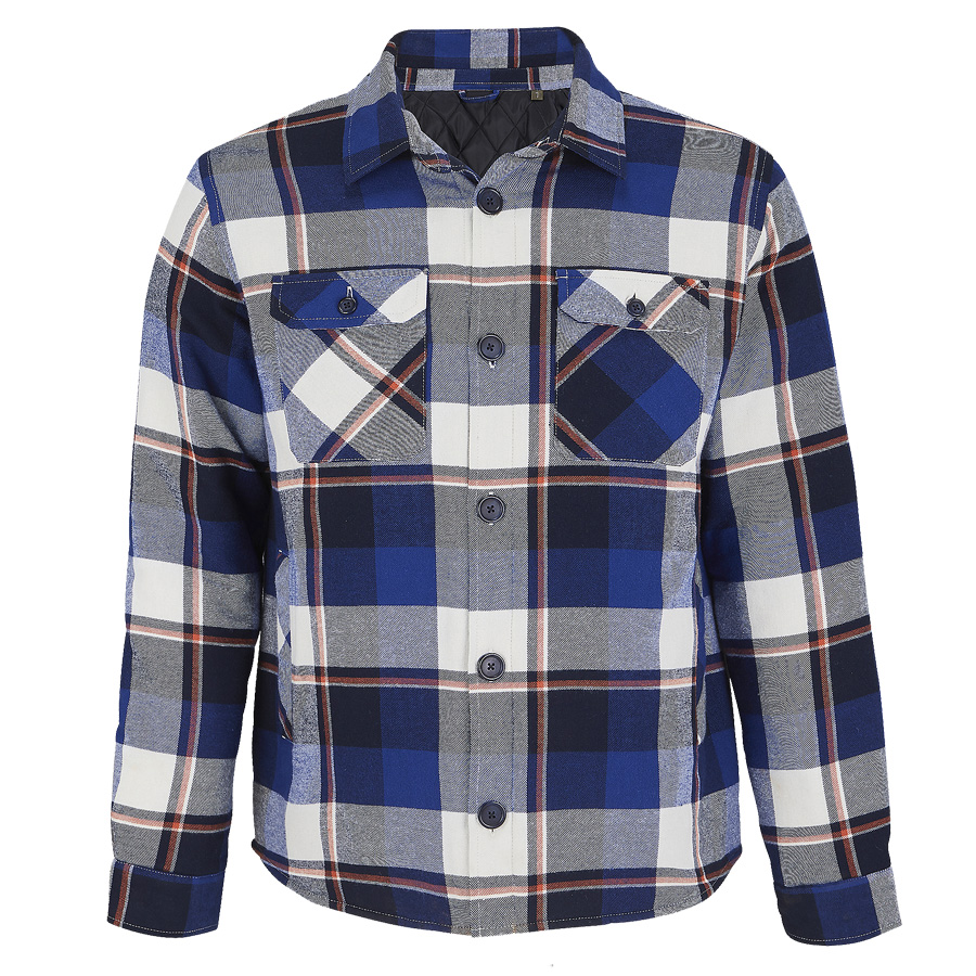 Куртка рубашка мужская NOAH, синий, XL/2XL(2),100%хлопок,180 г/м2;подкл. и утеплитель:100%полиэстер Куртка рубашка мужская NOAH, синий, XL/2XL(2),100%хлопок,180 г/м2;подкл. и утеплитель:100%полиэстер