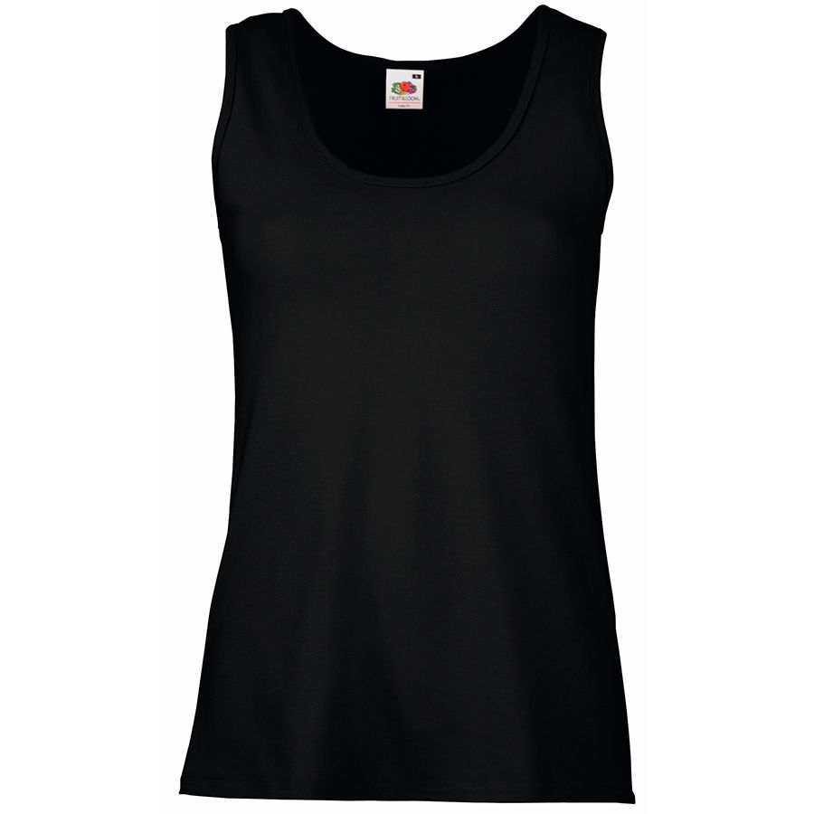 Майка женская Lady-Fit Valueweight Vest, черный,XS, 97% хлопок,3%полиэстер, 165 г/м2 Майка женская Lady-Fit Valueweight Vest, черный,XS, 97% хлопок,3%полиэстер, 165 г/м2