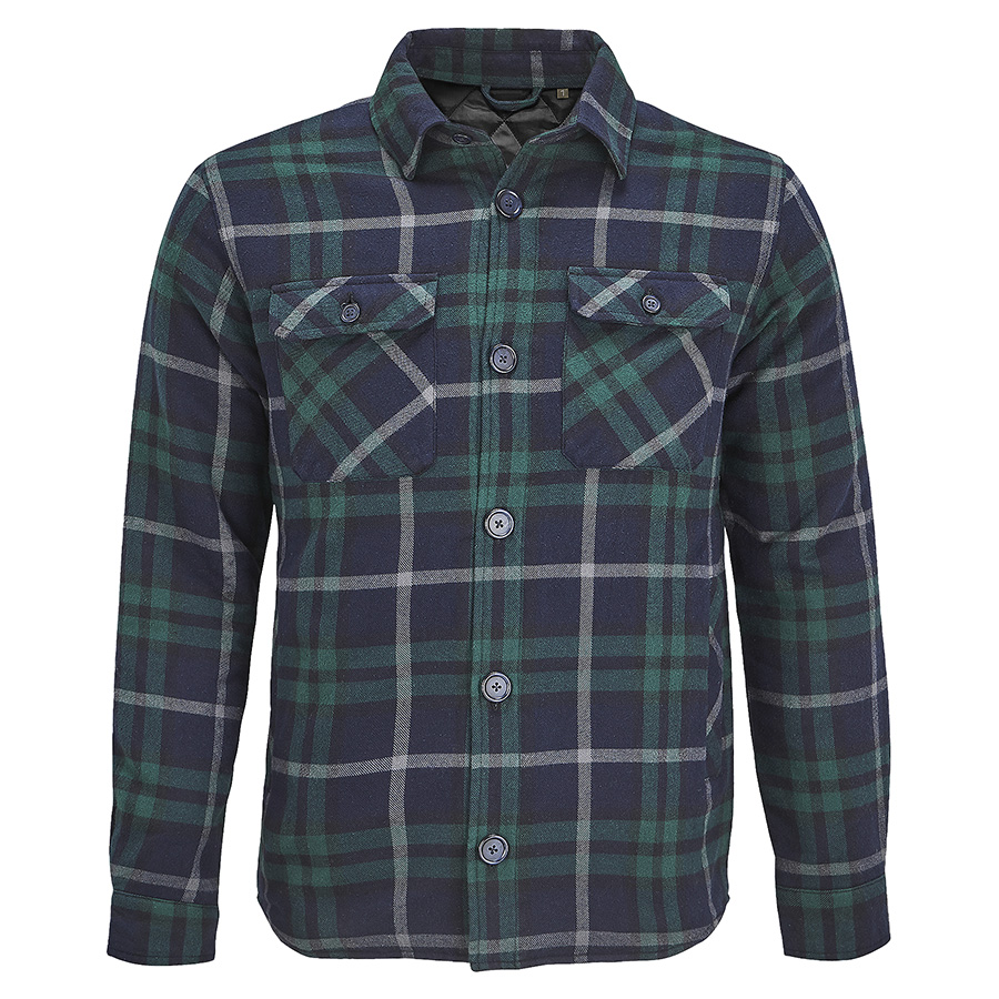 Куртка рубашка мужская NOAH, зелен.,XL/2XL(2),100%хлопок,180 г/м2;подкл. и утеплитель:100%полиэстер Куртка рубашка мужская NOAH, зелен.,XL/2XL(2),100%хлопок,180 г/м2;подкл. и утеплитель:100%полиэстер