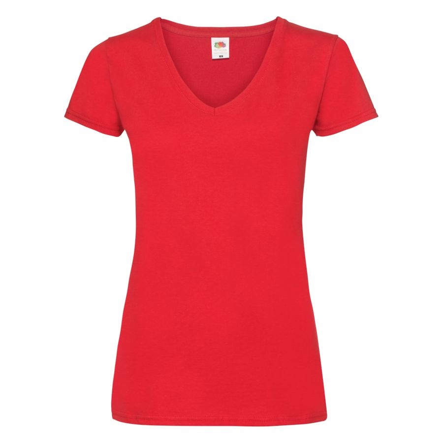  Lady-Fit V-Neck T, _S, 95% /, 5% , 210 /2