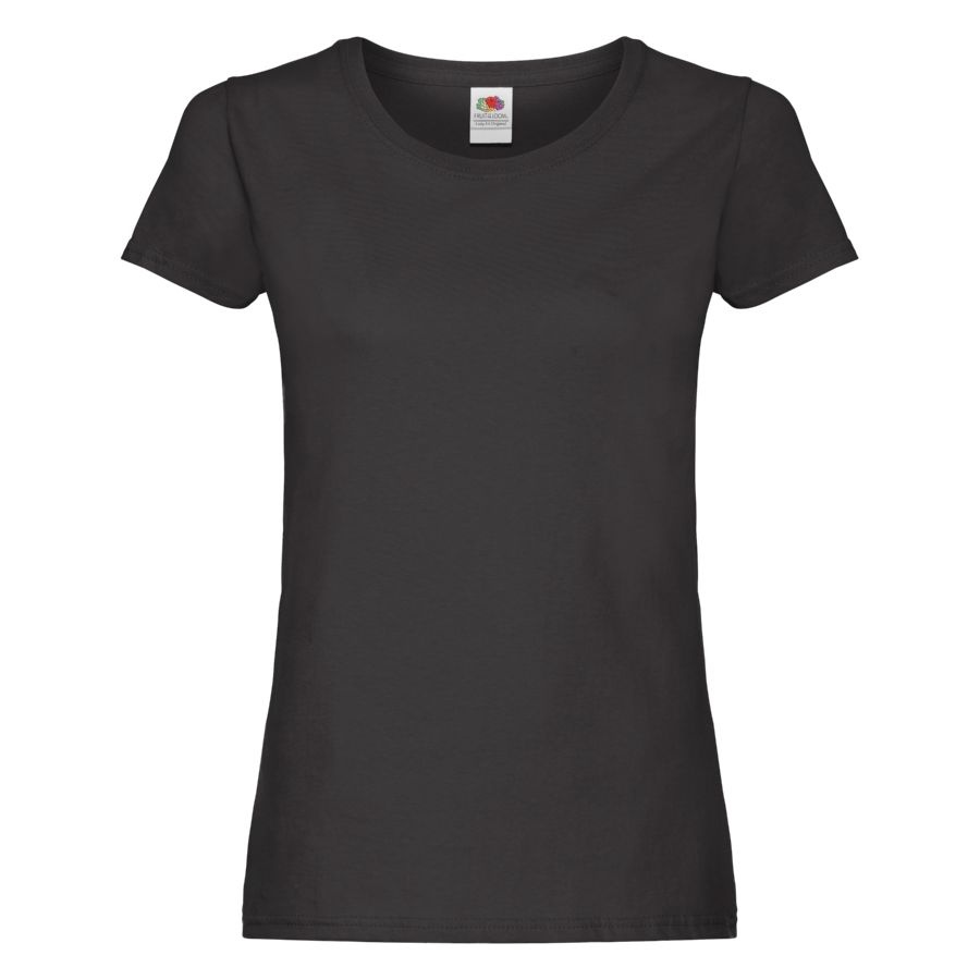 Футболка женская “Lady Fit Original T“, черный 2XL, 100% х/б, 145 г/м2 Футболка женская “Lady Fit Original T“, черный 2XL, 100% х/б, 145 г/м2