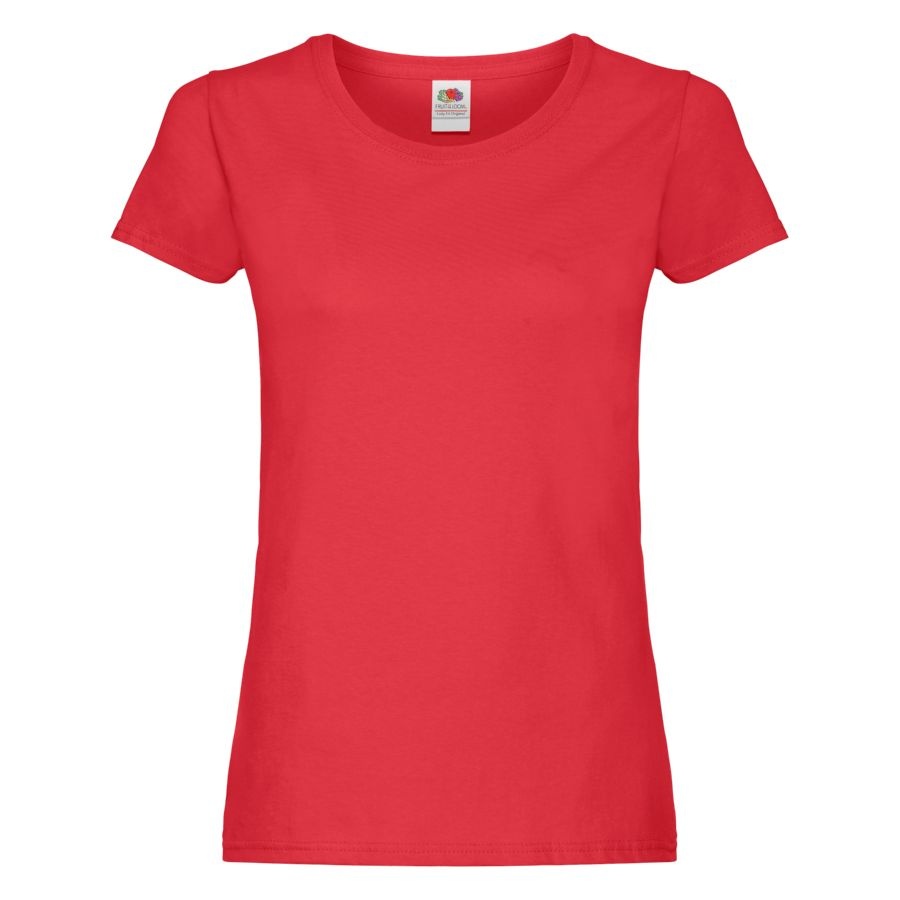 Футболка женская “Lady Fit Original T“, красный 2XL, 100% х/б, 145 г/м2 Футболка женская “Lady Fit Original T“, красный 2XL, 100% х/б, 145 г/м2