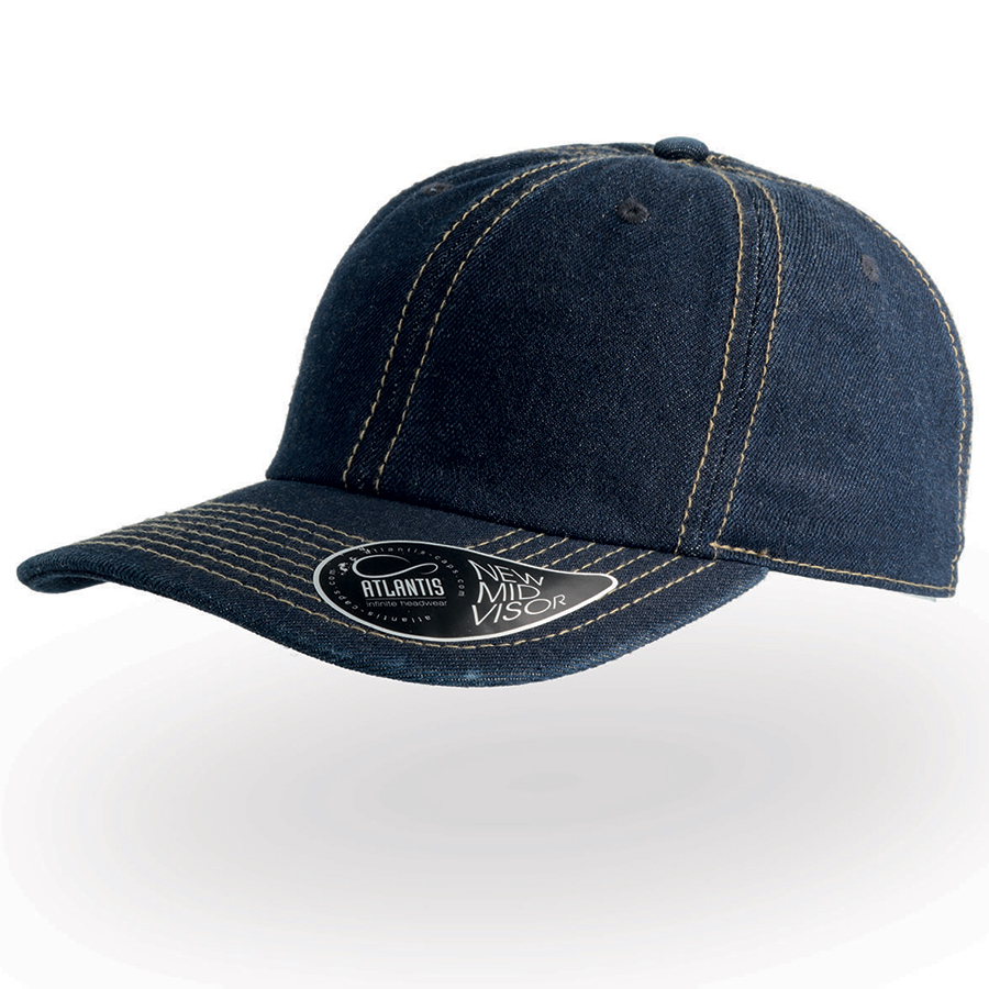 Бейсболка DAD HAT, 6 клиньев, металлическая застежка, темный джинс, 100% хлопок, 280 г/м2 Бейсболка DAD HAT, 6 клиньев, металлическая застежка, темный джинс, 100% хлопок, 280 г/м2