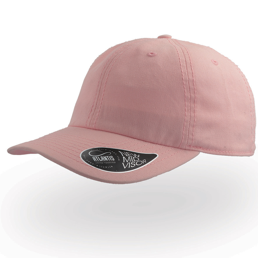 Бейсболка DAD HAT, 6 клиньев, металлическая застежка, розовый, 100% хлопок, 280 г/м2 Бейсболка DAD HAT, 6 клиньев, металлическая застежка, розовый, 100% хлопок, 280 г/м2