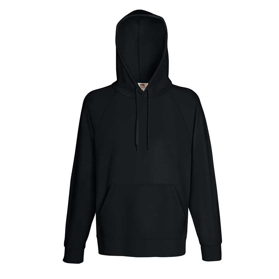 Толстовка мужская LIGHTWEIGHT, черный_S, 80% хлопок, 20% полиэстер, 240 г/м2 Толстовка мужская LIGHTWEIGHT, черный_S, 80% хлопок, 20% полиэстер, 240 г/м2