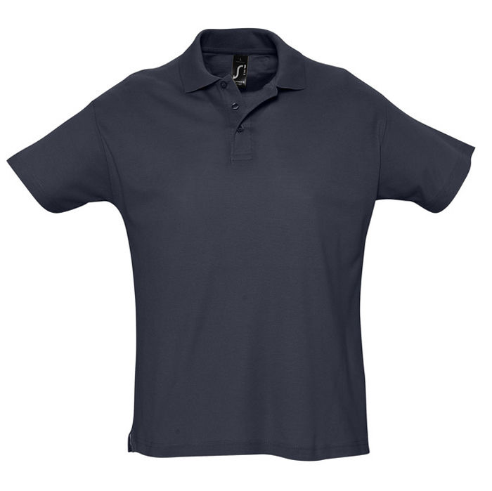 Рубашка поло мужская SUMMER II, тёмно-синий, XL, 100% хлопок, 170 г/м2 Рубашка поло мужская SUMMER II, тёмно-синий, XL, 100% хлопок, 170 г/м2