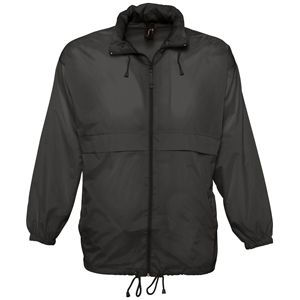 Ветровка мужская SURF, чёрный, L, 100% нейлон, 210T Ветровка мужская SURF, чёрный, L, 100% нейлон, 210T