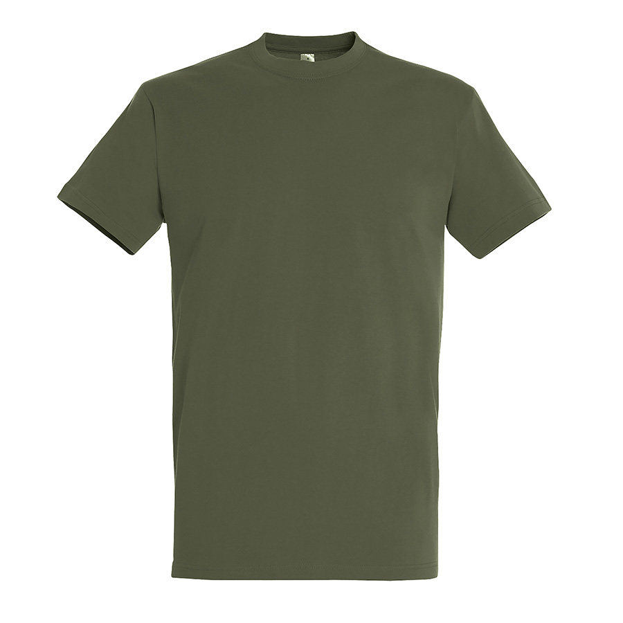 Футболка мужская IMPERIAL, тёмный хаки, 2XL, 100% хлопок 190г/м2 Футболка мужская IMPERIAL, тёмный хаки, 2XL, 100% хлопок 190г/м2