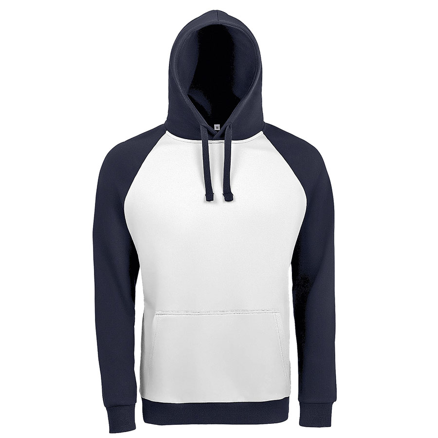 Толстовка Seattle, белый/темно-синий_XL, 80% х/б, 20% п/э, 280 м/г2 Толстовка Seattle, белый/темно-синий_XL, 80% х/б, 20% п/э, 280 м/г2