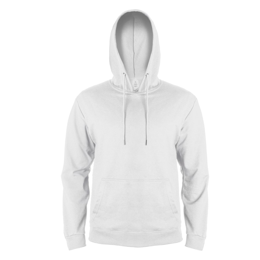 Толстовка мужская с капюшоном SELEN, белый, XL, 50 % хлопок, 50% полиэстер, 260 г/м2 Толстовка мужская с капюшоном SELEN, белый, XL, 50 % хлопок, 50% полиэстер, 260 г/м2