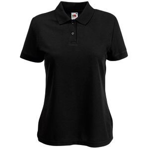 Поло Lady-Fit 65/35 Polo, черный_XL, 65% п/э, 35% х/б, 180 г/м2 Поло Lady-Fit 65/35 Polo, черный_XL, 65% п/э, 35% х/б, 180 г/м2