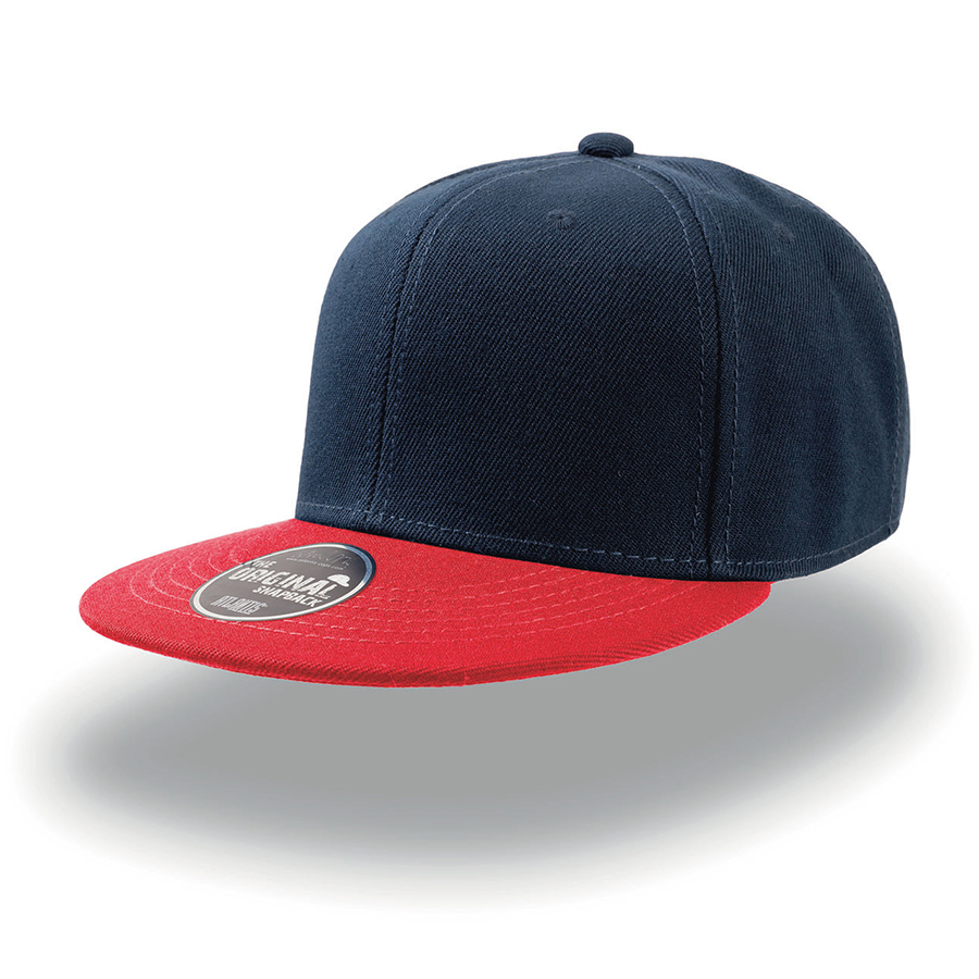 Бейсболка SNAP BACK, 6 клиньев, пластик. застежка, синий с красным, 100% п/э,100% х/б, 400 гр/м2 Бейсболка SNAP BACK, 6 клиньев, пластик. застежка, синий с красным, 100% п/э,100% х/б, 400 гр/м2