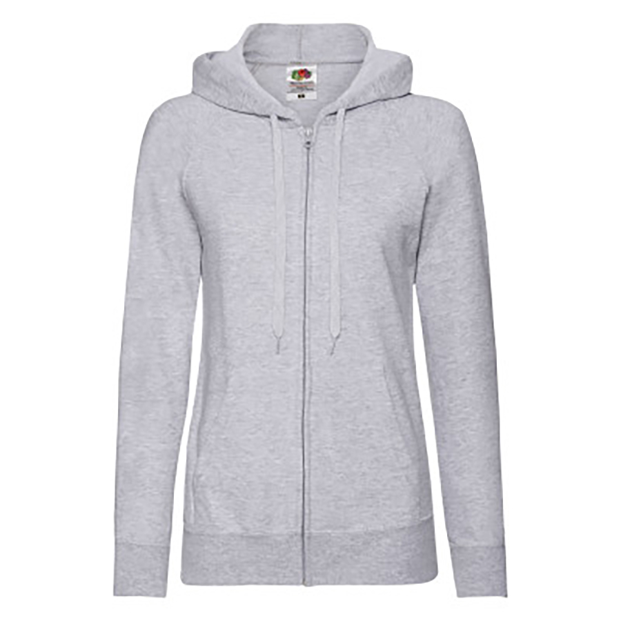Толстовка без начеса Ladies Lightweight Hooded Sweat, серый, S, 80% х/б 20% полиэстер, 240 г/м2 Толстовка без начеса Ladies Lightweight Hooded Sweat, серый, S, 80% х/б 20% полиэстер, 240 г/м2