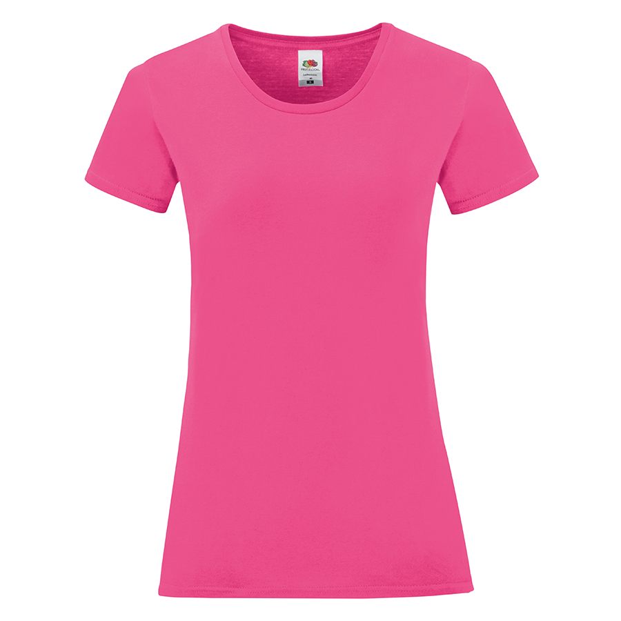 Футболка Ladies Iconic, ярко-розовый, L, 100% хлопок, 150 г/м2 Футболка Ladies Iconic, ярко-розовый, L, 100% хлопок, 150 г/м2