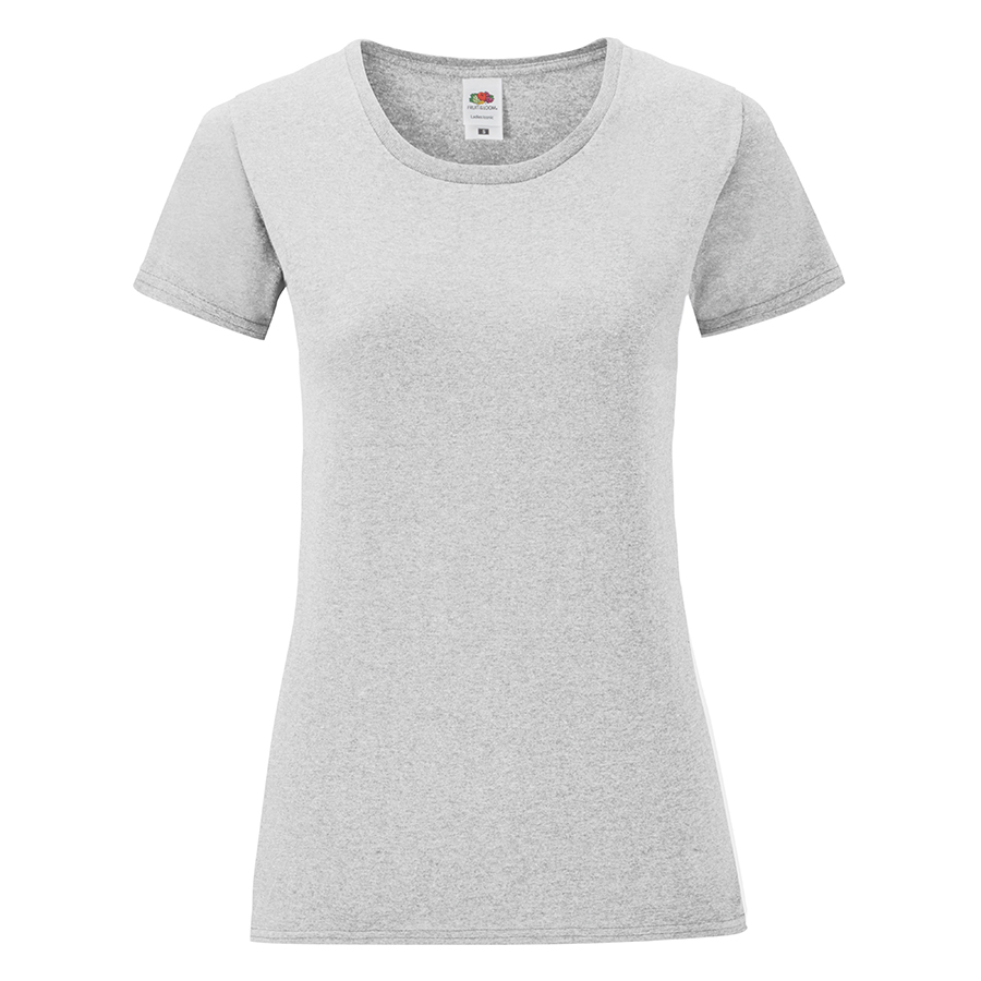 Футболка Ladies Iconic, серый меланж, M, 97% х/б, 3% полиэcтер, 150г/м2 Футболка Ladies Iconic, серый меланж, M, 97% х/б, 3% полиэcтер, 150г/м2