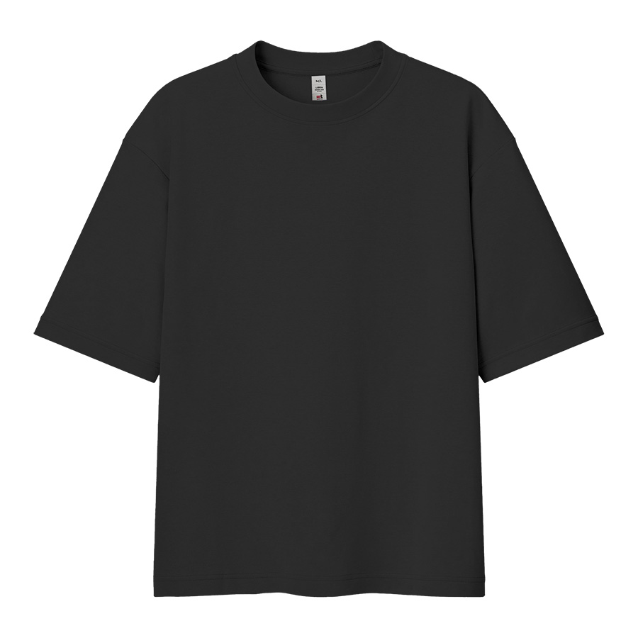 Футболка мужская оверсайз LIBRA, чёрный, M/L, 100% хлопок, 220 г/м2 Футболка мужская оверсайз LIBRA, чёрный, M/L, 100% хлопок, 220 г/м2