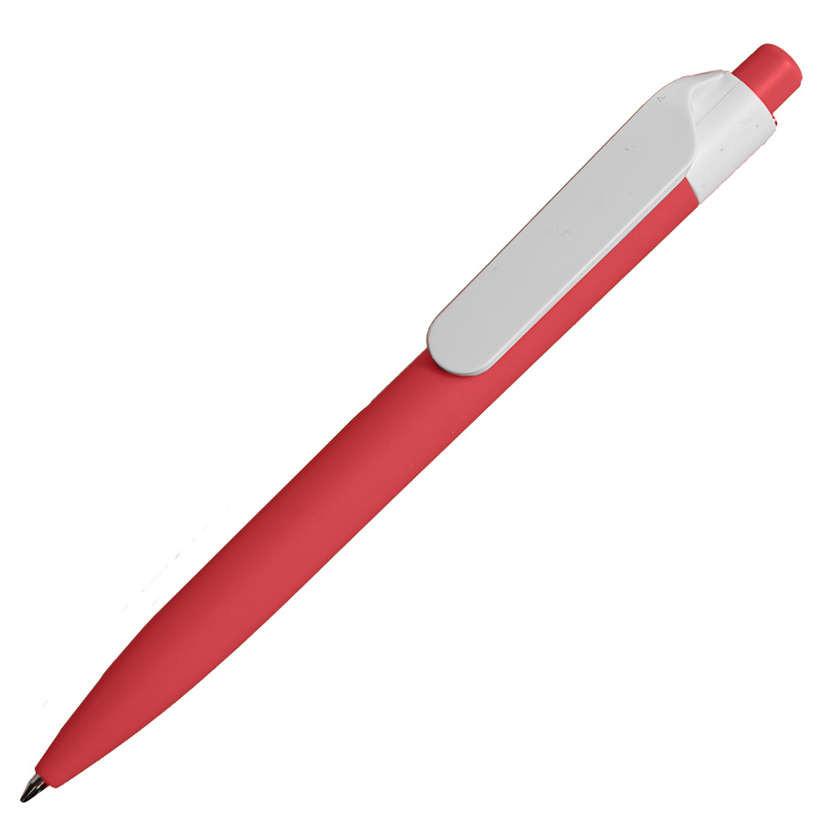 Ручка шариковая N16 soft touch, красный, пластик, цвет чернил синий Ручка шариковая N16 soft touch, красный, пластик, цвет чернил синий