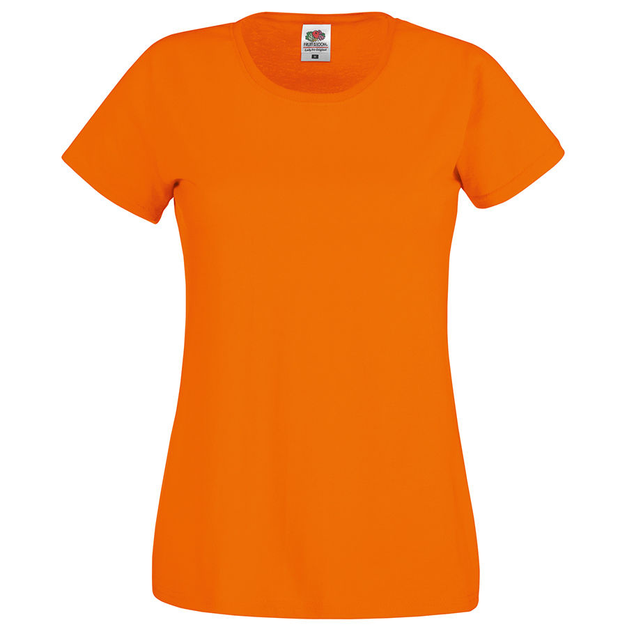 Футболка женская Original T, оранжевый_S, 100% х/б, 145 г/м2 Футболка женская Original T, оранжевый_S, 100% х/б, 145 г/м2