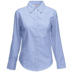  Lady-Fit Long Sleeve Oxford Shirt, -_L, 70% /, 30% /, 135 /2