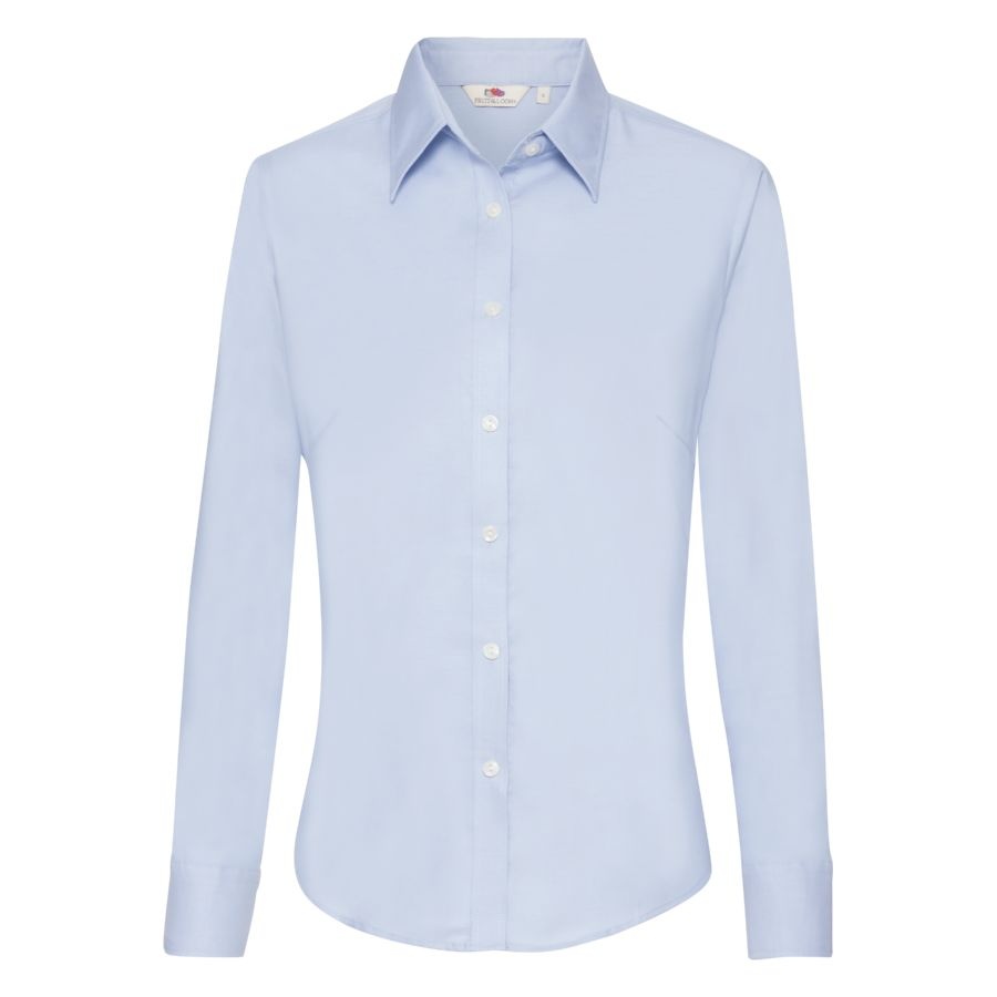 Lady-Fit Long Sleeve Oxford Shirt, -_S, 70% /, 30% /, 135 /2