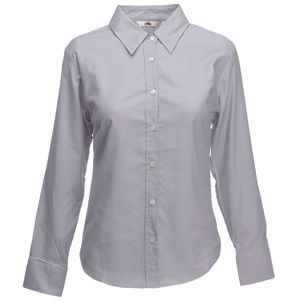  Lady-Fit Long Sleeve Oxford Shirt, -_L, 70% /, 30% /, 135 /2