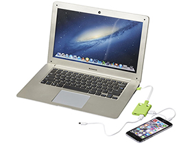 USB Hub и кабели 3 в 1