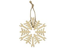 Набор деревянных снежинок