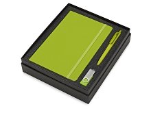 Подарочный набор Vision Pro Plus soft-touch с флешкой, ручкой и блокнотом А5