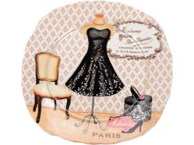 Набор  десертных тарелок «Высокая мода»