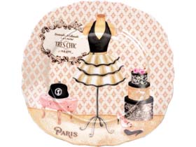 Набор  десертных тарелок «Высокая мода»