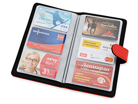 Визитница «Эсмеральда» на 60 визиток