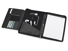 Папка для документов «Jacques» cо встроенным зарядным устройством 4000 mAh