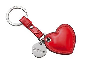 Подарочный набор: брелок «Сердце», платок шелковый