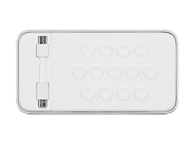 Портативное зарядное устройство «Bubble Bang», 5 цветов подсветки, 5000 mAh