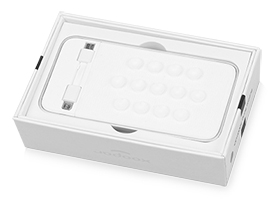 Портативное зарядное устройство «Bubble Bang», 5 цветов подсветки, 5000 mAh